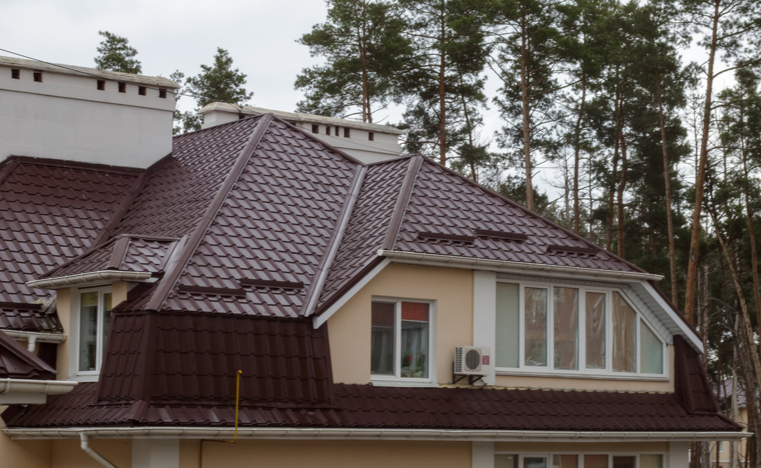 big house with tile roof